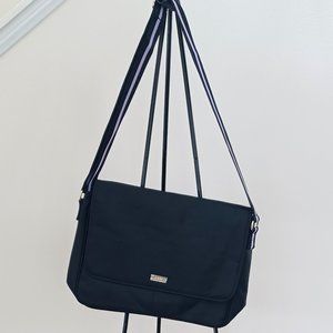 New Lanvin parfums Black Messenger Crossbody Bag